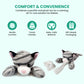 Pepe N Tito Detachable Pacifier Holder - Silicone Pacifier With Stuffed Animal - Removeable Baby Pacifier Holder For Cuddling Wi