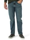 Wrangler Mens Free-To-Stretch Relaxed Fit Jean, Grey Tint, 36W X 34L