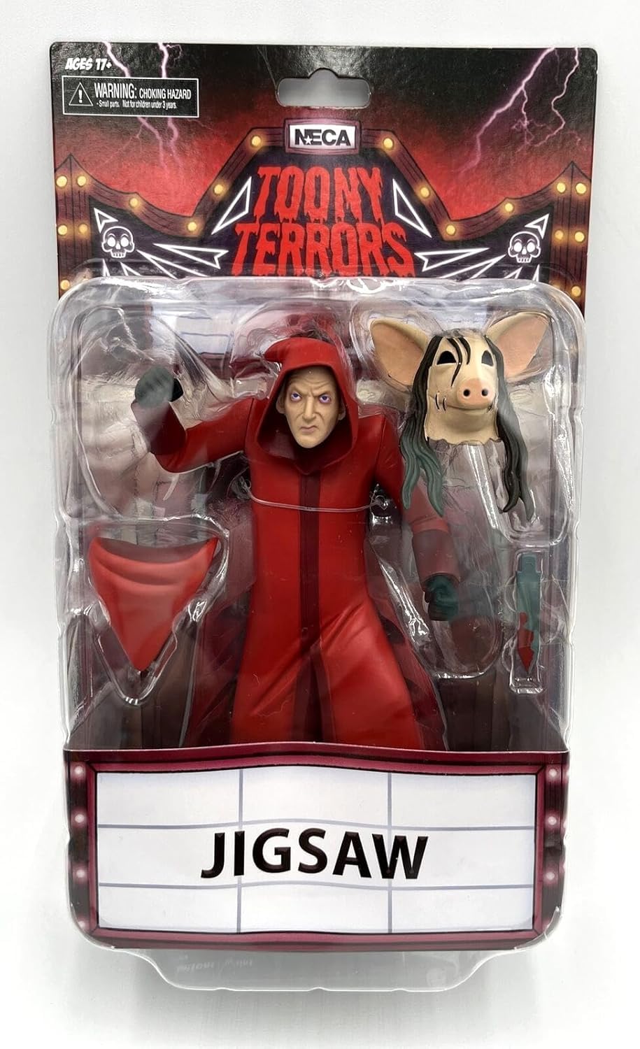 Neca Jigsaw Killer Red Robe Scale Action Fig. 15Cm Saw Toony Terrors