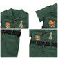 Wild One Birthday Outfit Girl Short Sleeve Safari Jumpsuit With Safari Hat Baby Safari Outfit Toddler Zookeeper Outfits Dark Gre