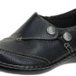 Clarks Womens Ashland Lane Q Slip-On Loafer, Black, 10 N Us