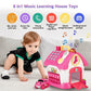 OKREVIEW Toys for 1+ Year Old Girls - Montessori Musical Toys for Toddlers Age 1-2, 8-in-1 Multi-Functional House Toys with Soun