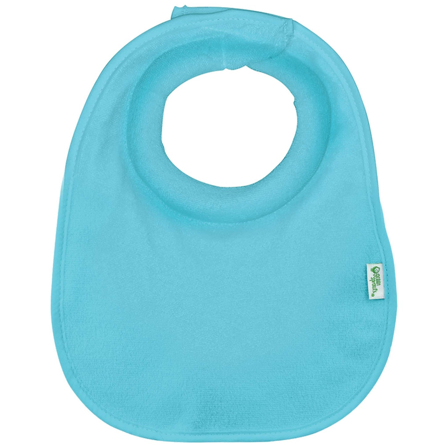 Green Sprouts Stay-Dry Milk Catcher Bibs (6 Pack) | Collar Absorbs Milk To Prevent Rashes | Waterproof Inner Layer, Absorbent Te