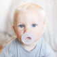 Ryan & Rose Cutie Pat Pacifier Teether (Bulb, Clear)