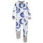 Burt'S Bees Baby Baby Boys Pajamas, Zip-Front Non-Slip Footed Pjs, Organic Cotton And Toddler Sleepers, Indigo Hello Moon, 24 Mo
