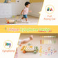 Musical Instruments 7PCS Baby Musical Toys for 18M+ Toddler Toys for 2 3 Years Old Boy Girl Wooden Xylophone Maraca Trumpet Ratt