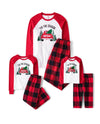 The Children'S Place Baby Toddler 2 Piece Family Matching, Holiday Pajama Sets, Fleece, Christmas Truck, 18-24 Months