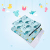 New Born Soft Baby Washcloth Muslin Swaddle & Blanket  3 piece in a Pack