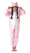 Atoz Onesie For Kids, Animal Pajamas Halloween Cosplay Costume For Girls Boys, Pig 8-9Y