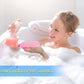 4 Pieces Baby Bath Sponge Cotton Baby Sponge Soft And Absorbent Sponge For Kids Babies Men Women (Red, Purple, Green, Orange)