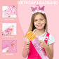Vovii 7Th Birthday Decorations For Girls, Birthday Girl Headband & Glitter Sash Set For 7 Year Old Girl Birthday Decorations, Bi