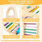 7In1 Extra Large Pikler Triangle Set, Indoor Climbing Toys For Toddlers, Foldable Wooden Montessori Climbing Set With Arch, Ramp
