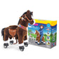 PonyCycle Horse Ride on Toy for Toddlers Boy Toys Classic Model U (with Brake/ 30 Height/Size 3 for Age 3-5) Giddy up Riding Hor