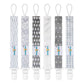 Babygoal Neutral Pacifier Clips, 6 Pack Binky Paci Holder And Leash For Boys And Girls Fits For Most Pacifier, Binkie Styles & B
