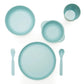 Goobie Baby Bamboo 6 Piece Childrens Dinnerware Set, Non Toxic & Eco Friendly Kids Mealtime Set For Healthy Infant Feeding, Grea