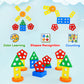 PEBIRA Montessori Toys for 1 to 3-Year-Old Boys Girls Toddlers, Wooden Sorting & Stacking Toys for Toddlers and Kids Preschool,