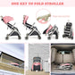 Infans Lightweight Baby Stroller, Compact With One-Hand Fold, Travel Stroller For Airplane With Cup Holder, 5-Point Harness, Foo