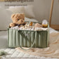 Blissful Diary Baby Diaper Caddy Organizer, Stylish Nursery Storage Basket - Gift For Baby Shower, Baby Registry Must Have, Newb