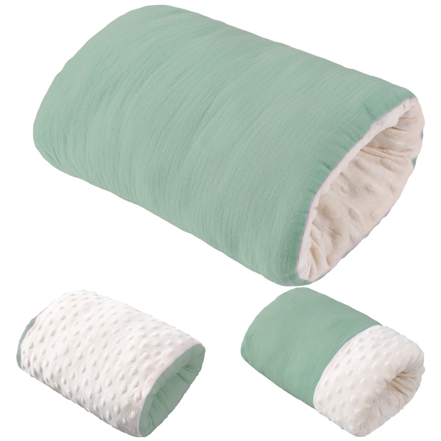 Threehoney Nursing Arm Pillow Breastfeeding Arm Pillow Muslin Cotton Soft Feeding Cradle Cozy Cradle Comfortable Head Support fo
