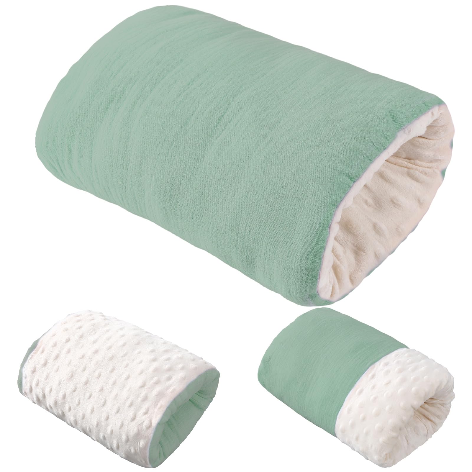 Threehoney Nursing Arm Pillow Breastfeeding Arm Pillow Muslin Cotton Soft Feeding Cradle Cozy Cradle Comfortable Head Support fo