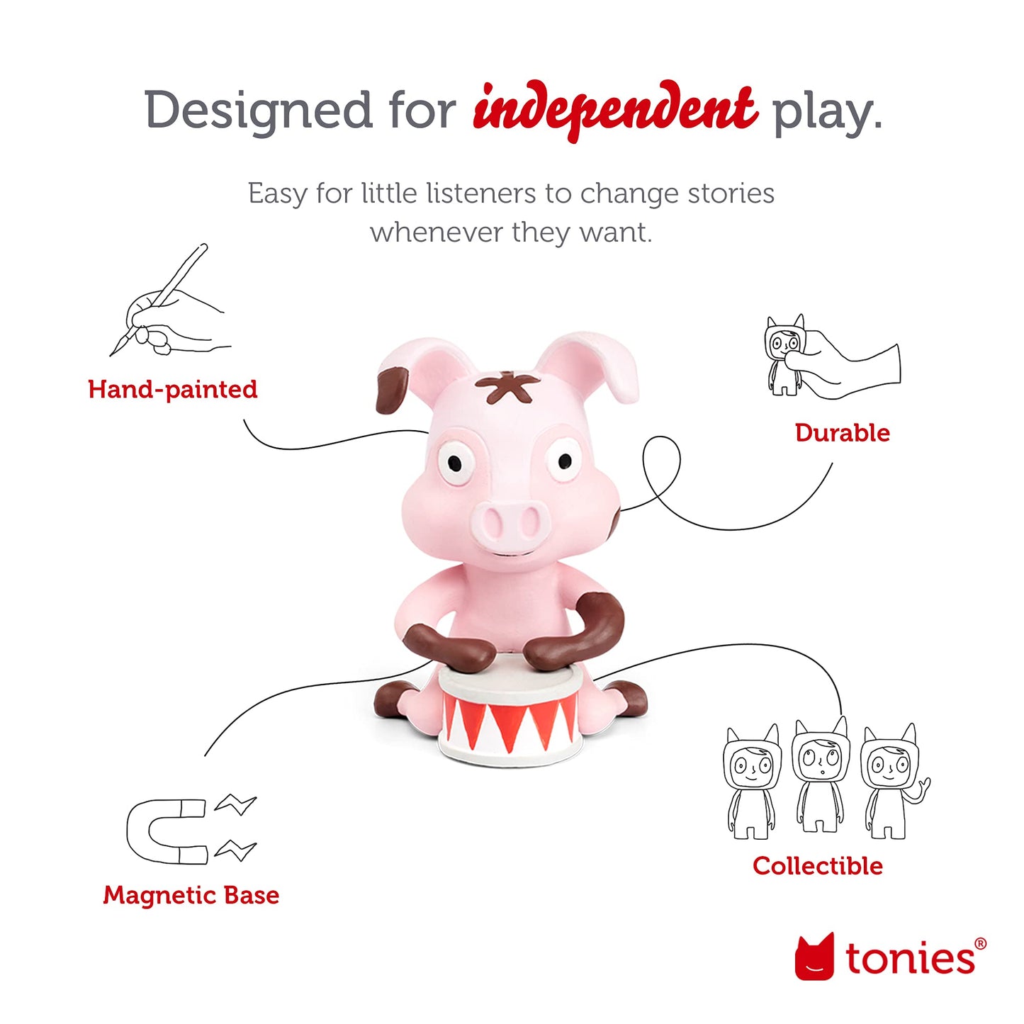 Tonies Favorite Childrens Songs: Animal Songs Audio Toy Figurine