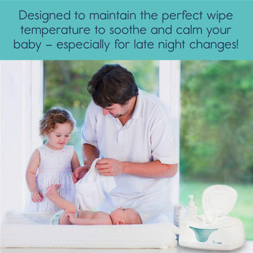 Hiccapop Baby Wipe Warmer And Baby Wet Wipes Dispenser | Baby Wipes Warmer For Babies | Diaper Wipe Warmer With Changing Light