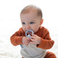Dr. Browns Flexees Blue Sloth, Soft 100% Silicone Baby Teether, BPA Free, 3m+