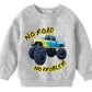 Toddler Boys Sweatshirts Little Kids Dinosaur Monster Truck Excavator Pullover Baby Christmas Clothes Valentine'S T-Shirt 3T