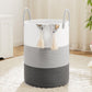 Artfeel Laundry Basket,Woven Cotton Rope Laundry Hamper,100L For Decorative Storage Of Dirty Clothes,Toys And Blankets In Bathro