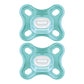 Mam Comfort Baby Pacifier, 100% Lightweight Silicone, Sterilizer Case, Unisex, 0-3 Months (Pack Of 2)