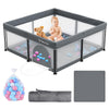 Taleco Gear Foldable Baby Play Pen with Mat, 50x49 Playpen for Babies and Toddlers, Playpen for Baby with Gate, Breathable,F