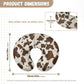Tongluoye Brown Cowhide Nursing Pillow Cover For Baby Boy Soft Breastfeeding Pillow Slipcover Cow Baby Girl Newborn U-Shaped Bre
