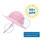 Simplikids Pink Baby Sun Hat Kids Sun Hats With Uv Protection For Girls Toddler Sun Hat Girl Sun Hat For Beach Swim Travel Pink
