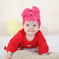 Cinaci 8 Pack Solid Knotted Bowknot Big Hair Bow Beanie Turban Hats Caps Wide Headwraps For Baby Girls Infants Toddlers Little K
