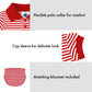 College Baby Striped Game Day Polo Dress With Bloomer - Western Kentucky Hilltoppers Logo - Red/White - 0-3 Months