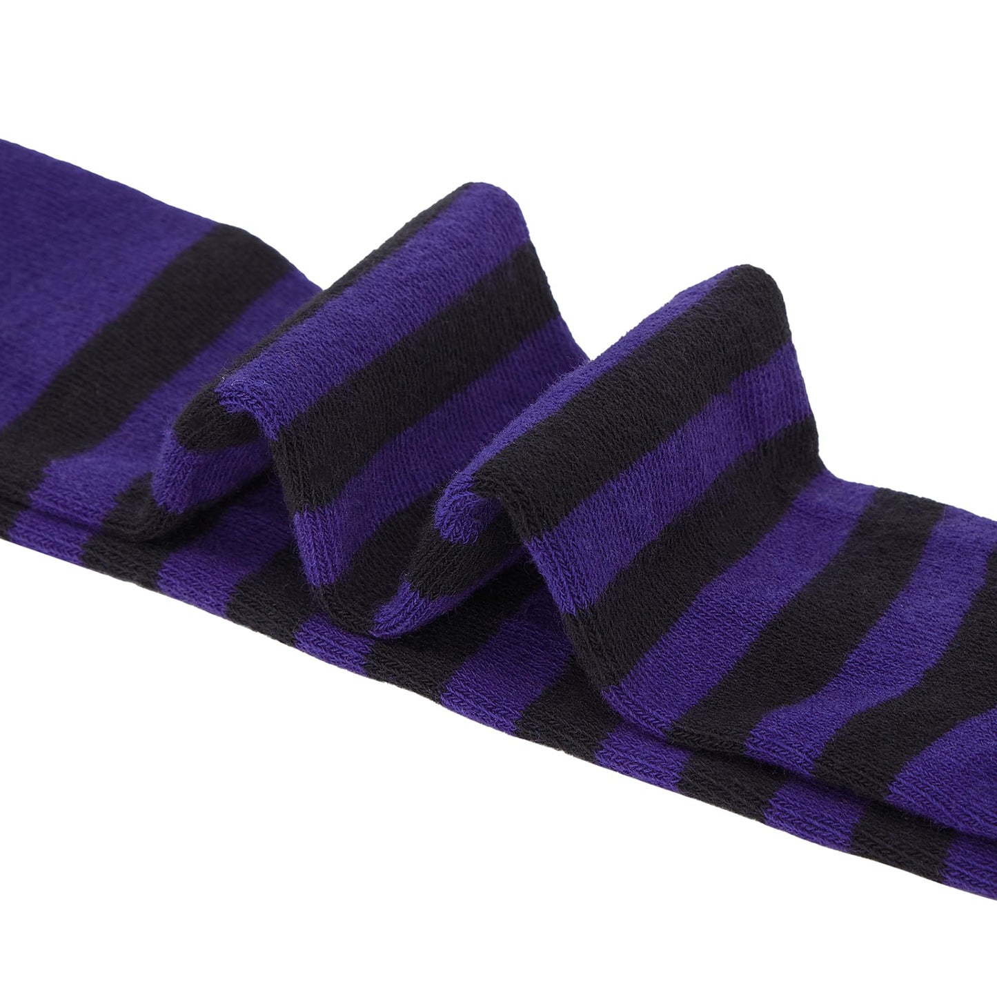 Zando Soft Baby Halloween Tights For Girls Funny Baby Purple And Black Striped Leggings Toddler Striped Tights Toddler Purple Ti