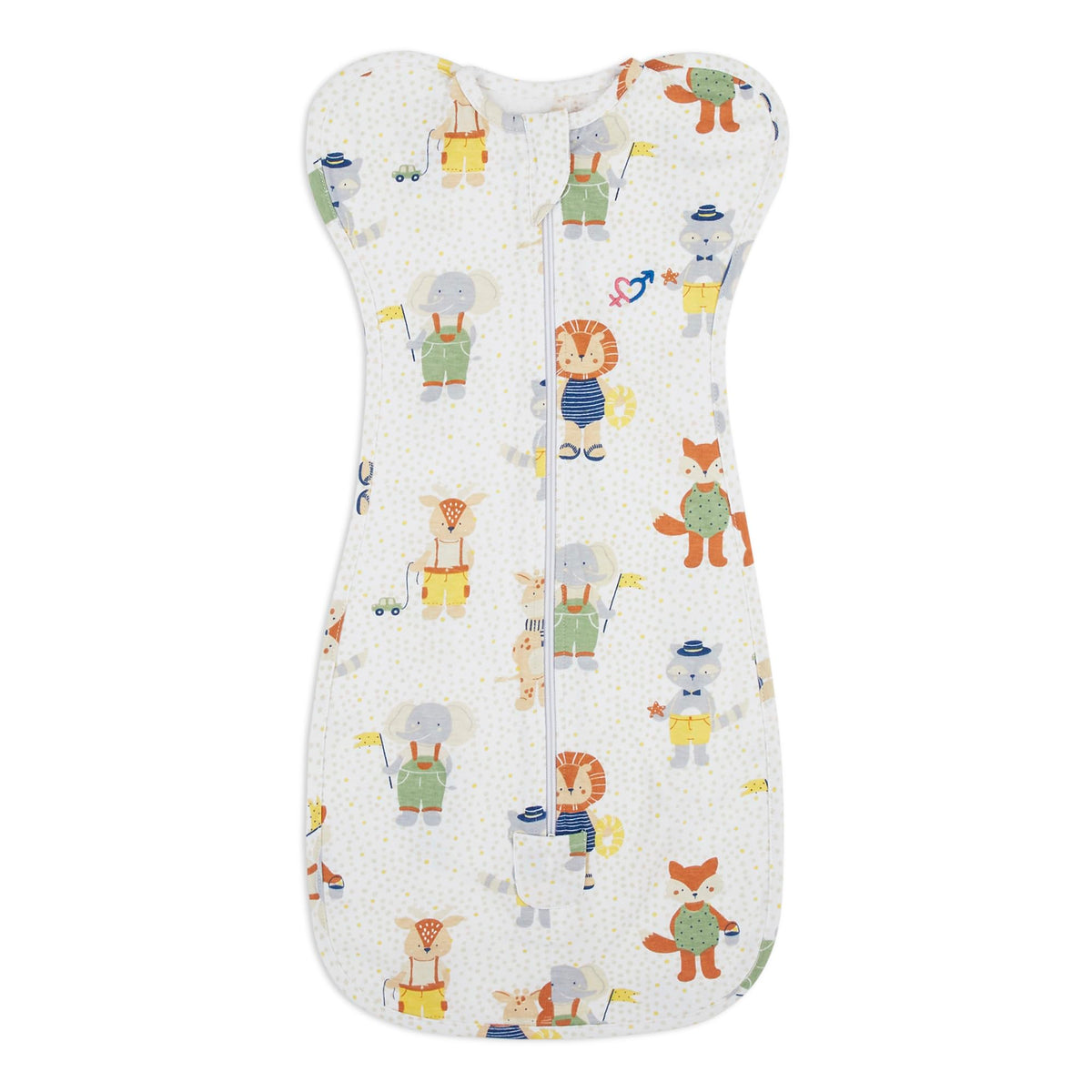 haus & kinder 100% Cotton Snug Swaddle for Newborn Baby | Adjustable Arms Up Sleeping Sack, Wearable Sleep Sack & Baby Blanket |