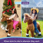 PonyCycle Official Ride-On Horse No Battery No Electricity Mechanical Pony Brown with White Hoof Giddy up Pony Plush Walking Ani