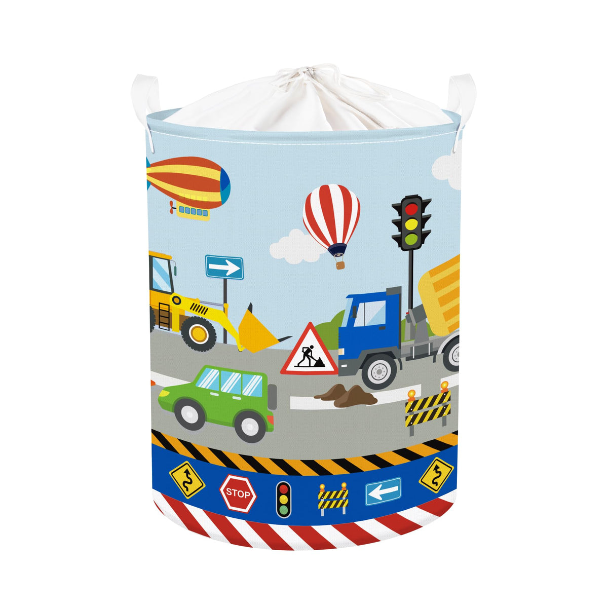 HUUMONSS Car Baby Laundry Basket Large Kids Toy Box Empty Gifts Bag