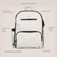 Jujube X Witney Carson - New Classic Diaper Bag Backpack With Portable Changing Pad, Stroller Straps, Large Travel Backpack For