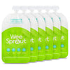 Weesprout Double Zipper Reusable Food Pouches (Green, 7 Fl Oz)