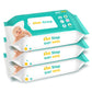 1St Step Baby Wet Wipes Enriched With AloeVera And Jojoba Oil (80Pcs, Pack Of 3)