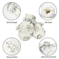 Fynnsure Toddler Mittens Lined Fleece Snow Gloves For Boys Girls Kids Winter Ski Gloves Baby Mittens Ivory White 4-6 Years