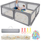 Sour Lemon Baby Playpen with Play Mat, 79x71 inch Extra Large Playpen for Babies and Toddlers, Baby Fence Play Pen Yard with Saf