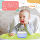 6 Pack 304 Stainless Steel Baby Bowls With Removable Non-Slip Silicone Shell, Suction Bowls For Baby, Scald-Resistant Food Conta