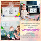 Felt Like Sharing My Tiny Prints Newborn Baby Handprint And Footprint Kit - Keepsake Frame For Baby Girls & Boys - Ideal Baby Sh