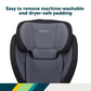 Safety 1?? Grow And Go 2-In-1 Belt-Positioning Booster Car Seat Featuring Comfortwings, Crushed Grape