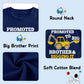 Funnycokid Big Brother Shirt 4T 3T Bulldozers Construction Digging It Boys Promoted To Big Brother T-Shirt For Toddler Blue Size