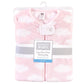 Hudson Baby Unisex Baby Plush Sleeping Bag, Sack, Blanket, Pink Clouds, 18-24 Months