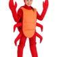 Fun Costumes Red Crab For Kids, Sea Creature Dress-Up, Crab Jumpsuit Halloween Outfits (X-Large)